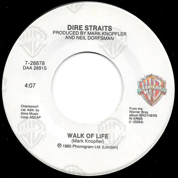 Dire Straits Groovy 45 Coaster - Walk Of Life