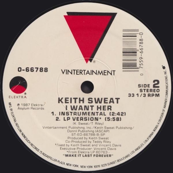 Keith Sweat Groovy 12" Coaster - I Want Her