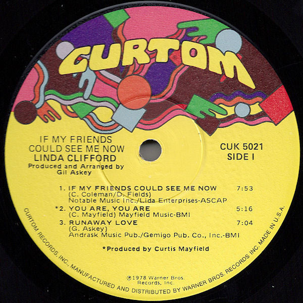 Linda Clifford Groovy lp Coaster - If My Friends Could See Me Now