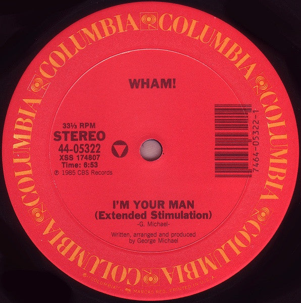 Wham! Groovy 12" Coaster - I'm Your Man