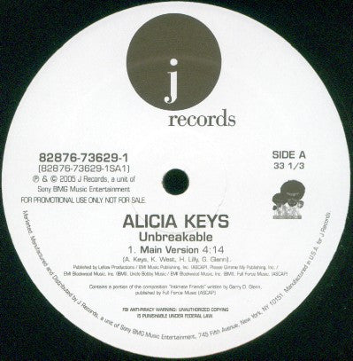 Alicia Keys Groovy 12" Coaster - Unbreakable