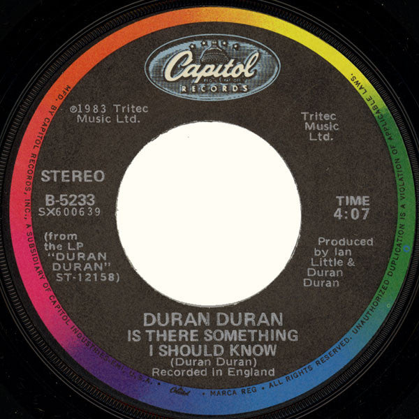Duran Duran Groovy 45 Coaster - Is There Something I Should Know?