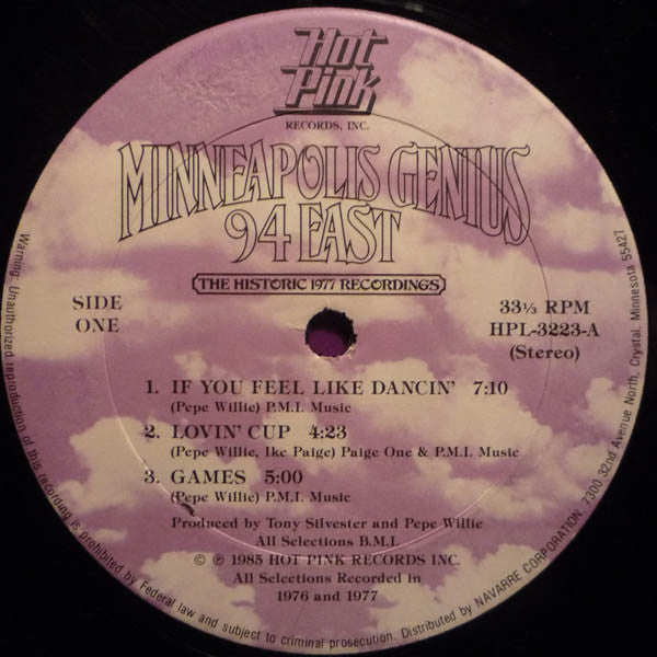 94 East Groovy Coaster - Minneapolis Genius (The Historical 1977 Recordings) (Side 1)