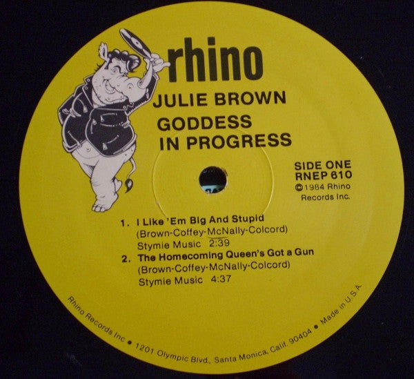 Julie Brown Groovy lp Coaster - Goddess In Progress