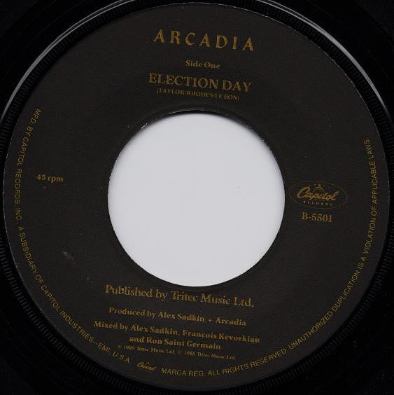 Arcadia Groovy 45 Coaster - Election Day