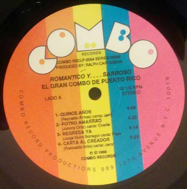 El Gran Combo Groovy Coaster - Romantico Y....Sabroso (Lado A)
