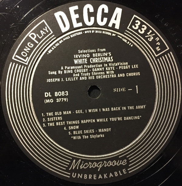 Bing Crosby Groovy Coaster - Selections From Irving Berlin's White Christmas