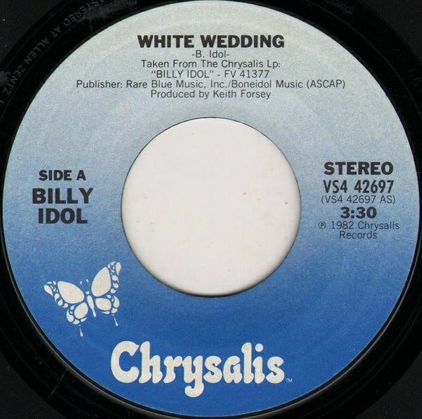 Billy Idol Groovy 45 Coaster - White Wedding