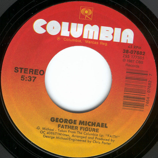 George Michael Groovy 45 Coaster - Father Figure