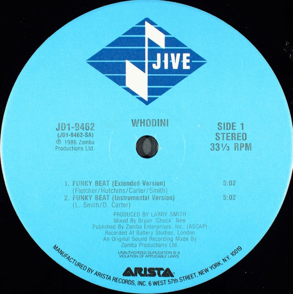 Whodini Groovy 12" Coaster - Funky Beat