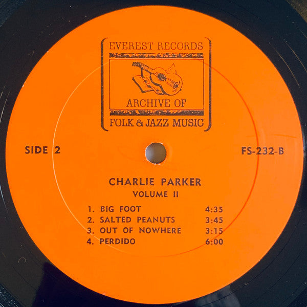 Charlie Parker Groovy Coaster - Charlie Parker Volume II (Side 2)