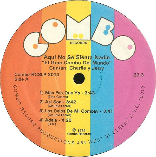 El Gran Combo Groovy Coaster - ¡Aquí No Se Sienta Nadie! (Side A)