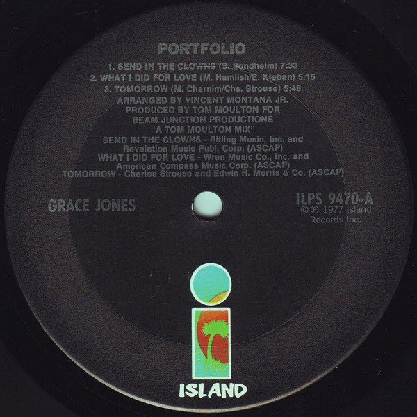 Grace Jones Groovy lp Coaster - Portfolio