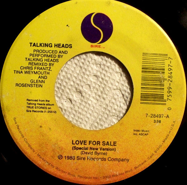 Talking Heads Groovy 45 Coaster - Love For Sale