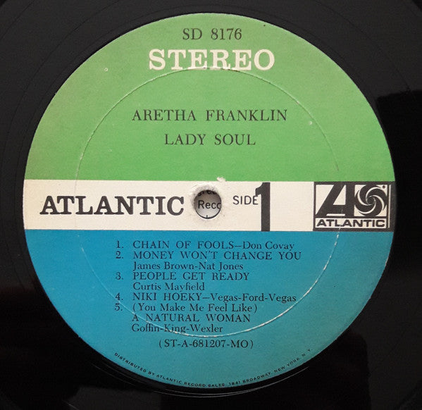 Aretha Franklin Groovy Coaster - Lady Soul (Side 1)
