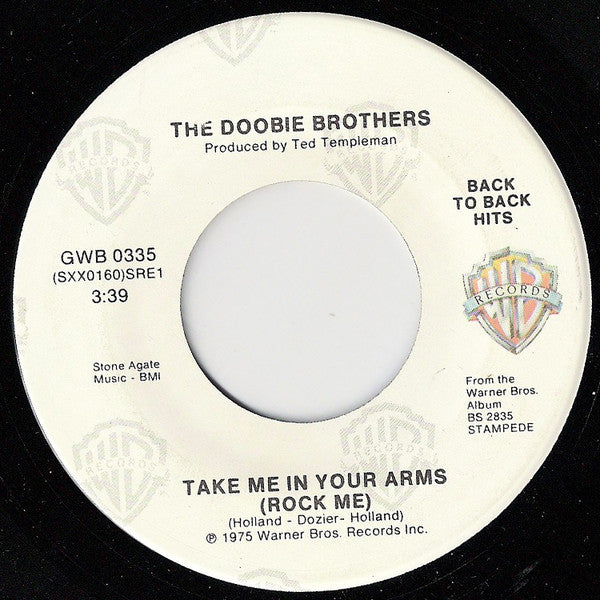 The Doobie Brothers Groovy 45 Coaster - Take Me In Your Arms