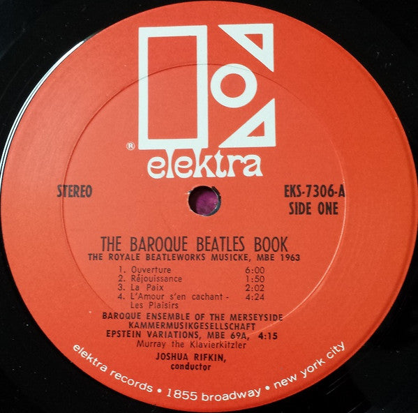 Joshua Rifkin Groovy lp Coaster - The Baroque Beatles Book