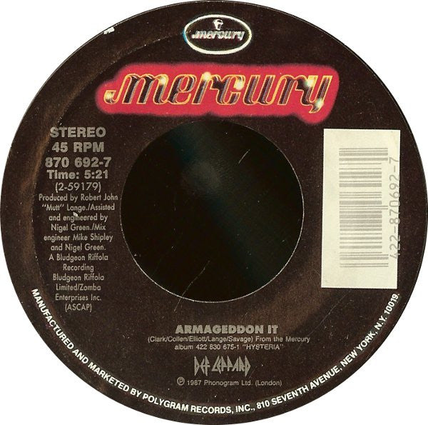 Def Leppard Groovy Coaster - Armageddon It!