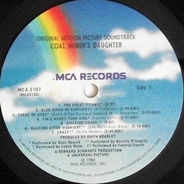 Various Groovy lp Coaster - Coal Miner's Daughter: Original Motion Picture Soundtrack