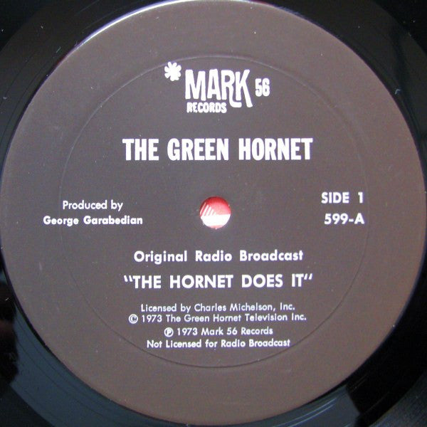 No Artist Groovy lp Coaster - The Green Hornet (Original Radio Broadcasts)