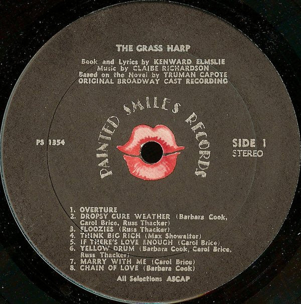 Claibe Richardson Groovy lp Coaster - The Grass Harp: A Musical