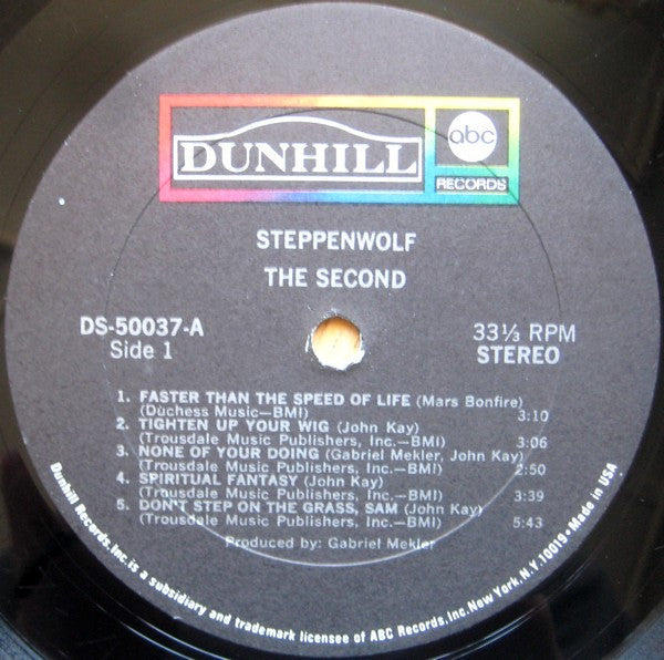 Steppenwolf Groovy lp Coaster - The Second