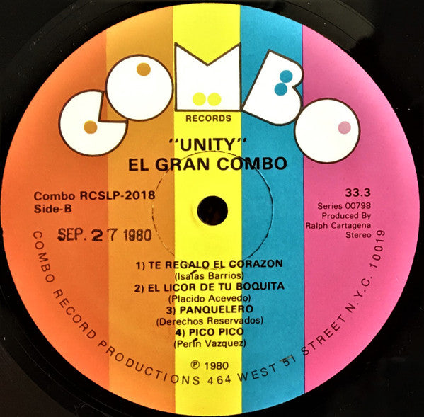 El Gran Combo Groovy Coaster Unity Side B