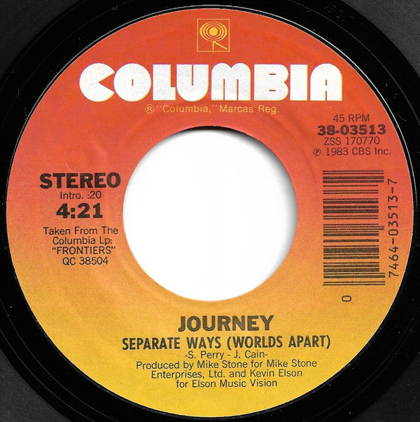Journey Groovy Coaster - Separate Ways (Worlds Apart)