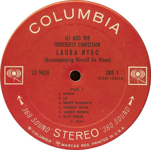 Laura Nyro Groovy Coaster - Eli And The Thirteenth Confession