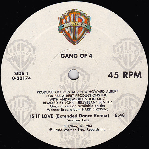 Gang Of Four Groovy 12" Coaster - Is It Love (Extended Dance Remix)