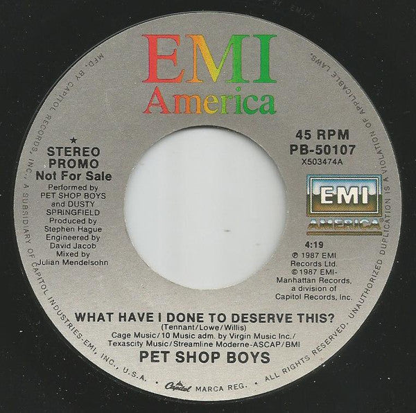 Pet Shop Boys Groovy Coaster - What Have I Done To Deserve This?