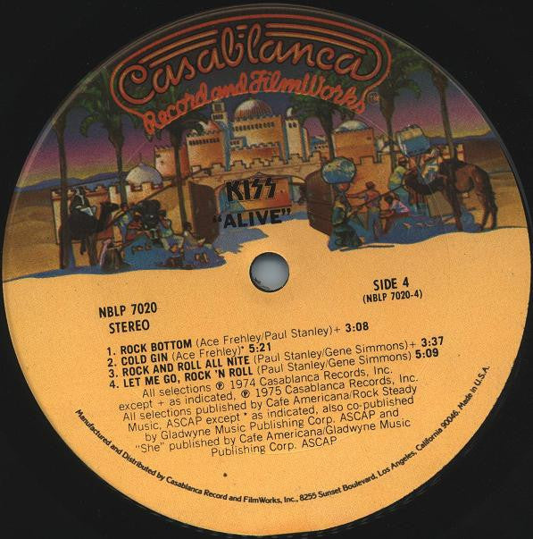 Kiss Groovy Coaster - Alive! (Side 4)