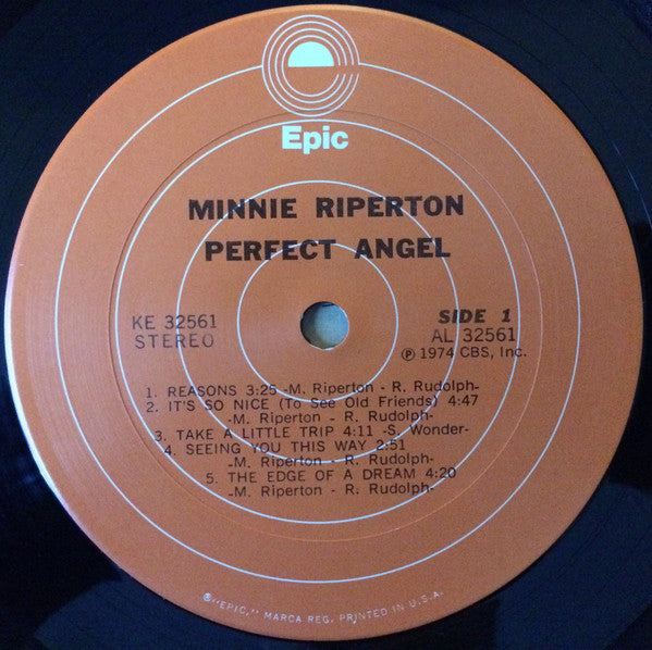 Minnie Riperton Groovy Coaster - Perfect Angel (Side 1)