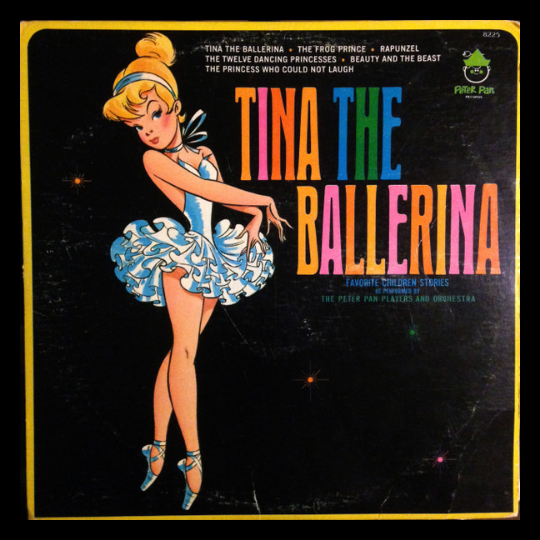 Peter Pan Players And Orchestra Groovy Framed Album Cover - Tina The Ballerina (record included)