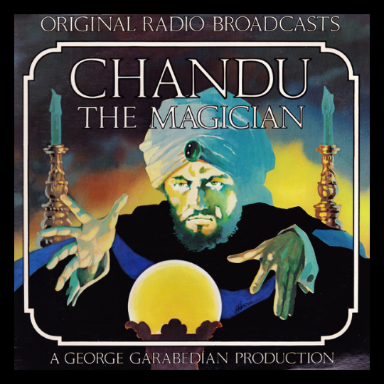 George Garabedian Groovy Framed Album Cover - Chandu The Magician (Original Radio Broadcast) (record included)