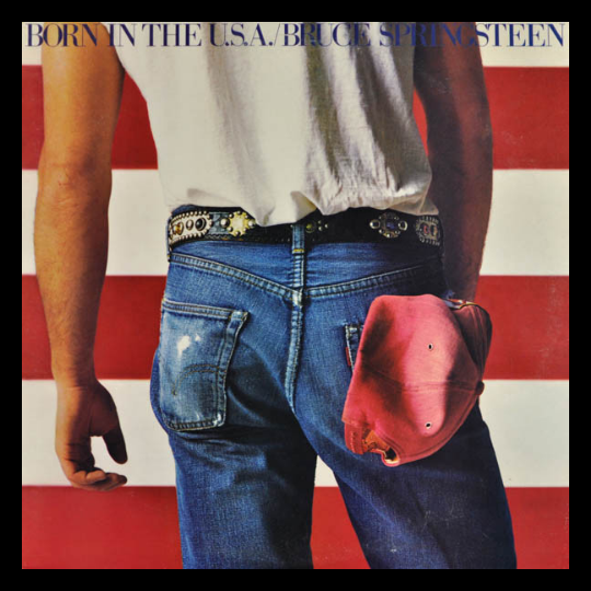 Bruce Springsteen - Born In The U.S.A. Groovy Framed Album Cover