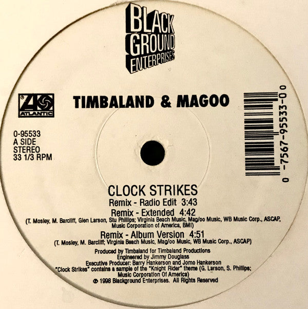 Timbaland & Magoo Groovy Coaster - Clock Strikes (Side A)