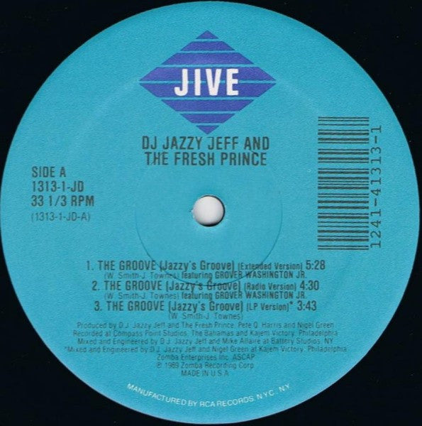 DJ Jazzy Jeff & The Fresh Prince Groovy 12" Coaster - The Groove (Jazzy's Groove)