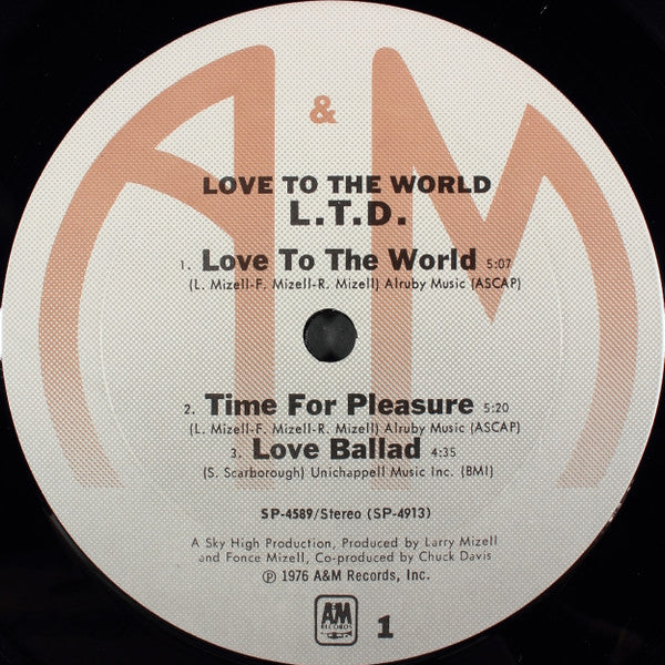 L.T.D. Groovy Coaster - Love To The World