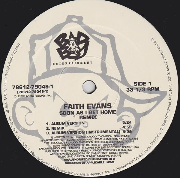 Faith Evans Groovy Coaster - Soon As I Get Home (Remix)