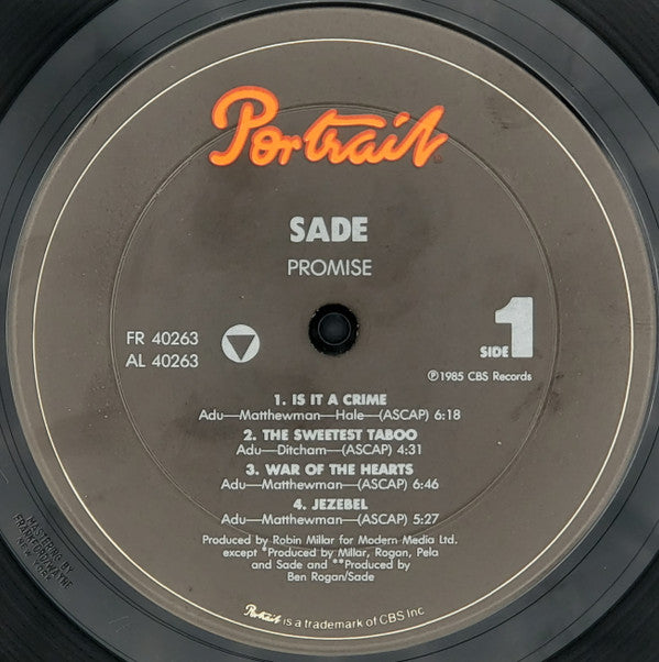 Sade Groovy Coaster - Promise (Side 1)