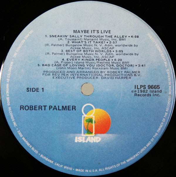 Robert Palmer Groovy Coaster - Maybe It's Live (Side 1)