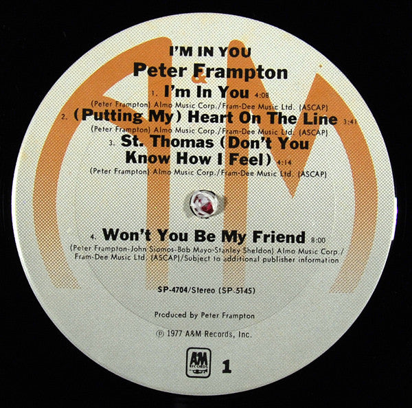 Peter Frampton Groovy Coaster - I'm In You (Side 1)