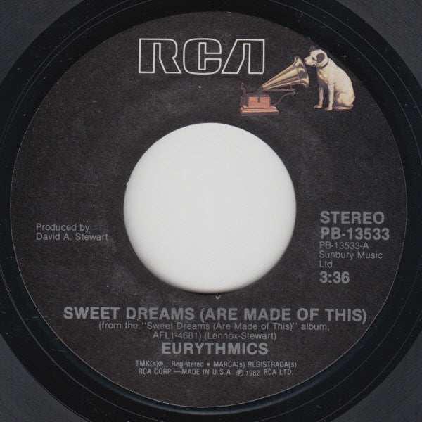 Eurythmics Groovy 45 Coaster - Sweet Dreams (Are Made Of This)