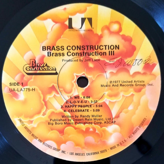 Brass Construction Groovy Coaster - Brass Construction III