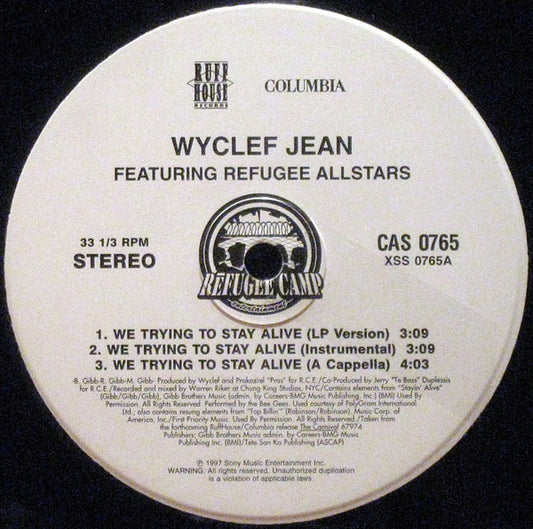 Wyclef Jean Groovy Coaster - We Trying To Stay Alive / Anything Can Happen