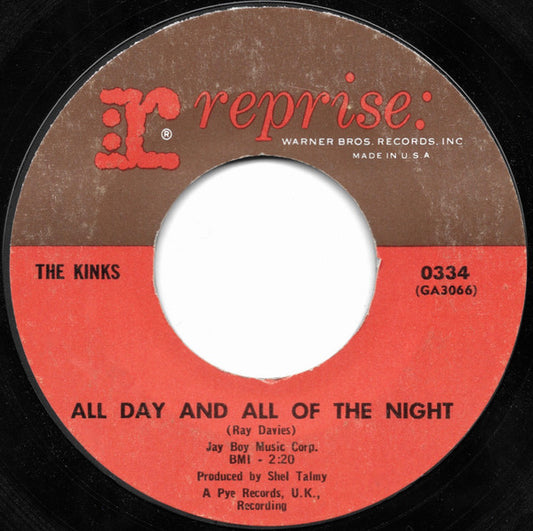 The Kinks Groovy Coaster - All Day And All Of The Night