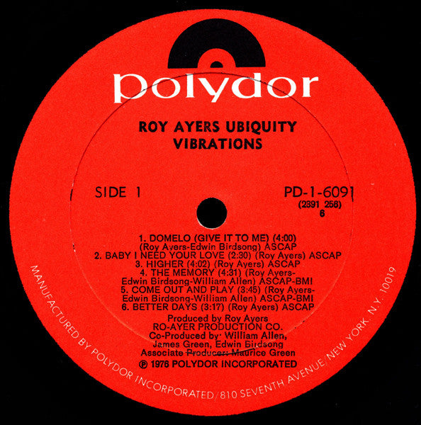 Roy Ayers Ubiquity Groovy Coaster - Vibrations