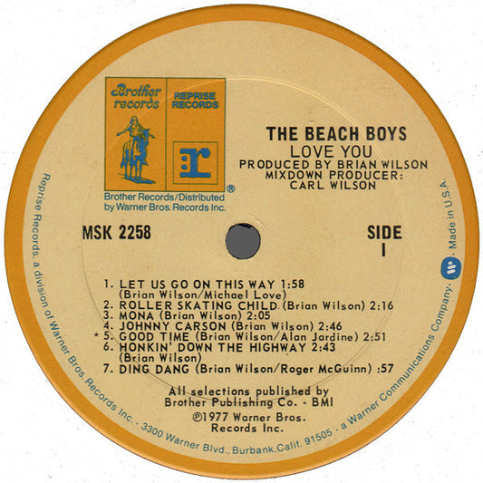 The Beach Boys Groovy Coaster - Love You (Side 1)