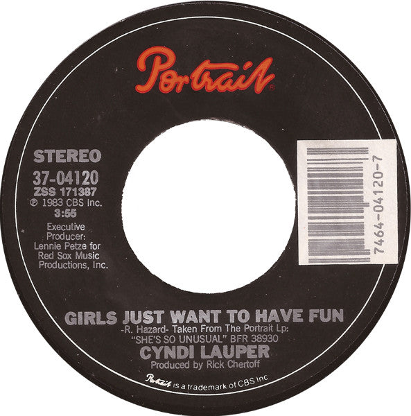 Cyndi Lauper Groovy 45 Coaster - Girls Just Want To Have Fun